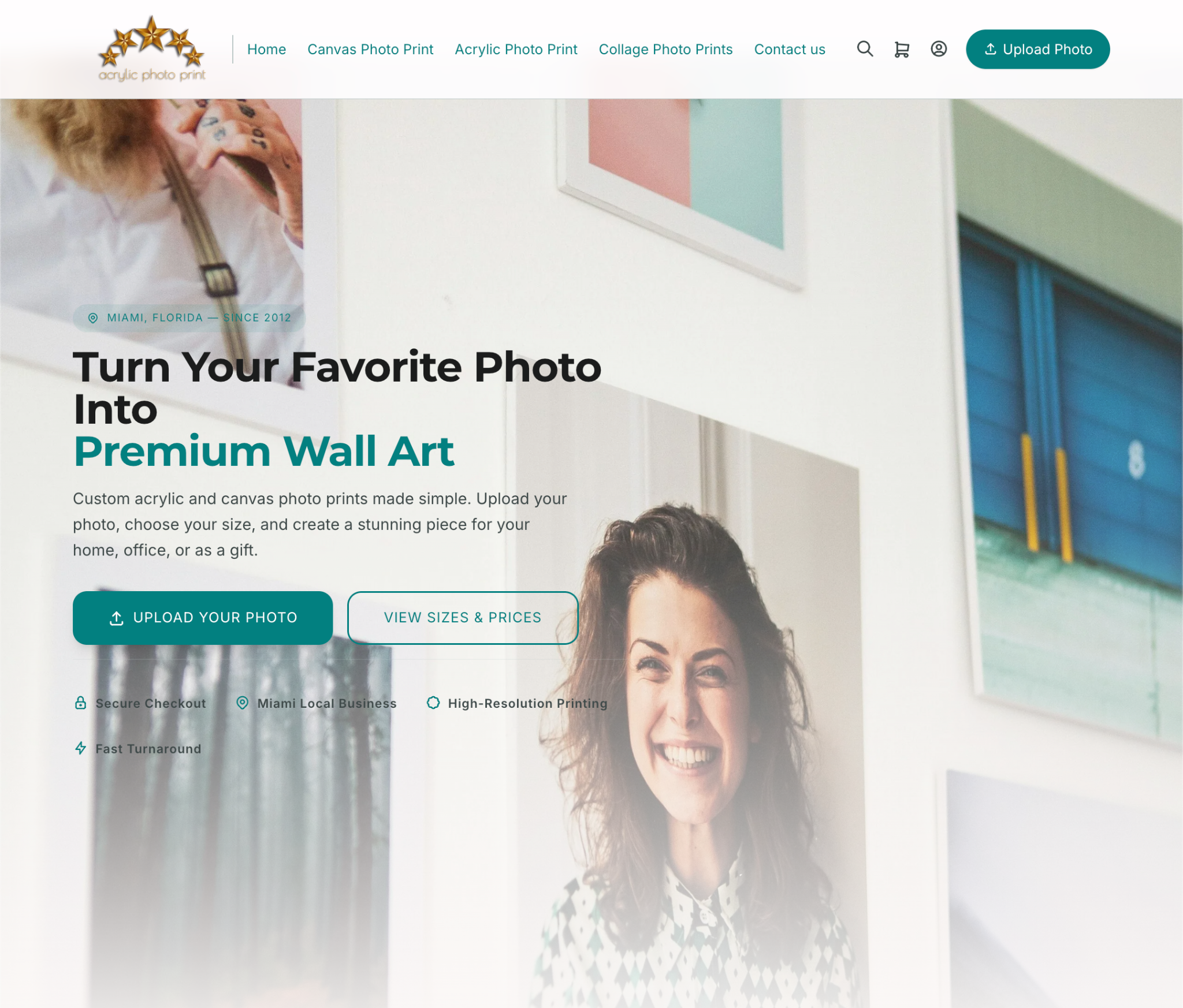 Acrylic Photo Print website