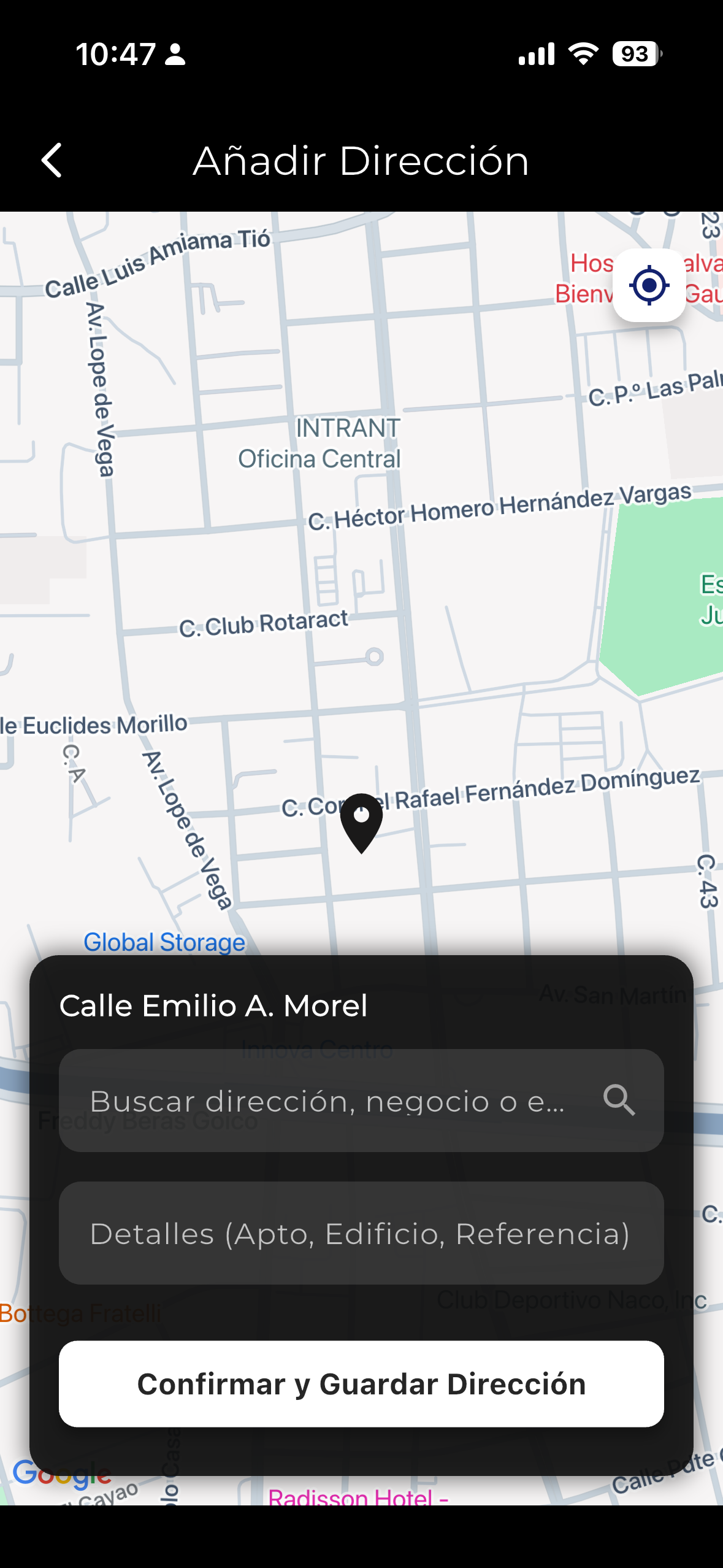 Pantalla 2 de la app Octanos